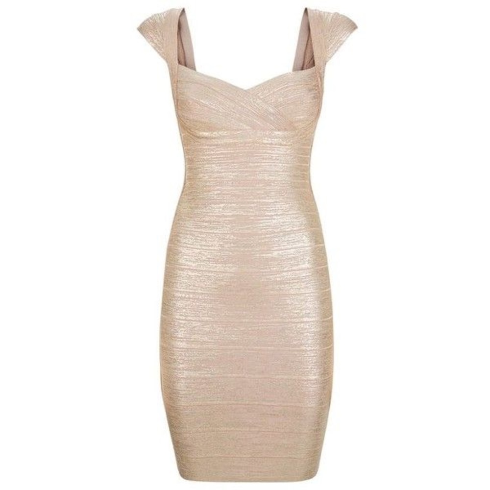 Herve Leger Abrielle dress size L NWT